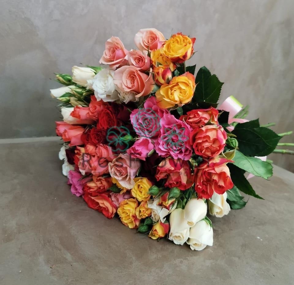 Букет цветов из: Розы в Бугры Ленинградская область