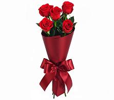 Букет 5 Красных роз Эдлесс Лав в Бугры Ленинградская область