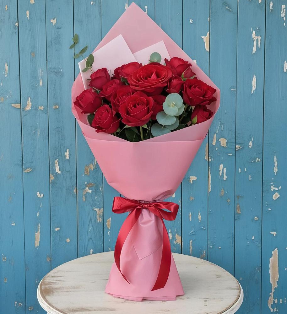 Букет цветов из: Розы в Бугры Ленинградская область