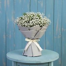 Букет цветов из:  Гипсофила в Бугры Ленинградская область