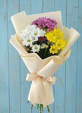 Букет цветов из:  Хризантемы в Бугры Ленинградская область