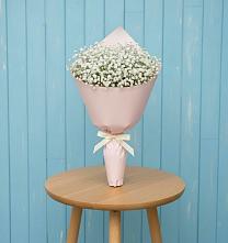 Букет цветов из:  Гипсофила в Бугры Ленинградская область