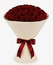 Букет 101 Бордовая роза Блэк Бакарра в Бугры Ленинградская область