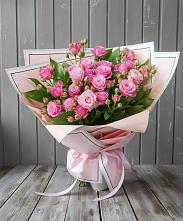 Букет Розовый кустик #REPLACE_PRED# Бугры Ленинградская область