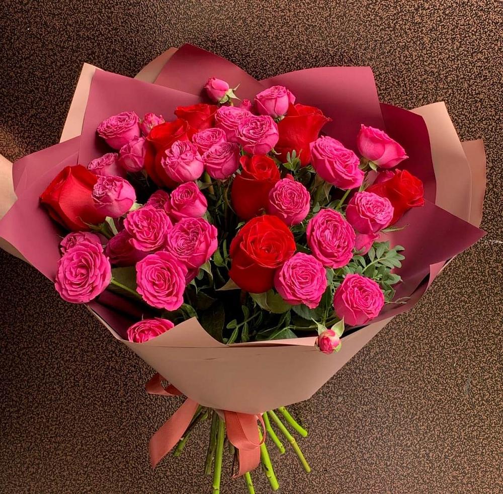 Букет В объятьях нежности в Бугры Ленинградская область