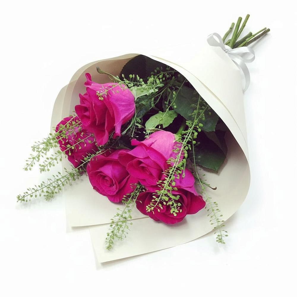 Букет цветов из: Розы в Бугры Ленинградская область