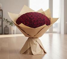 Букет 101 Красная роза в Бугры Ленинградская область