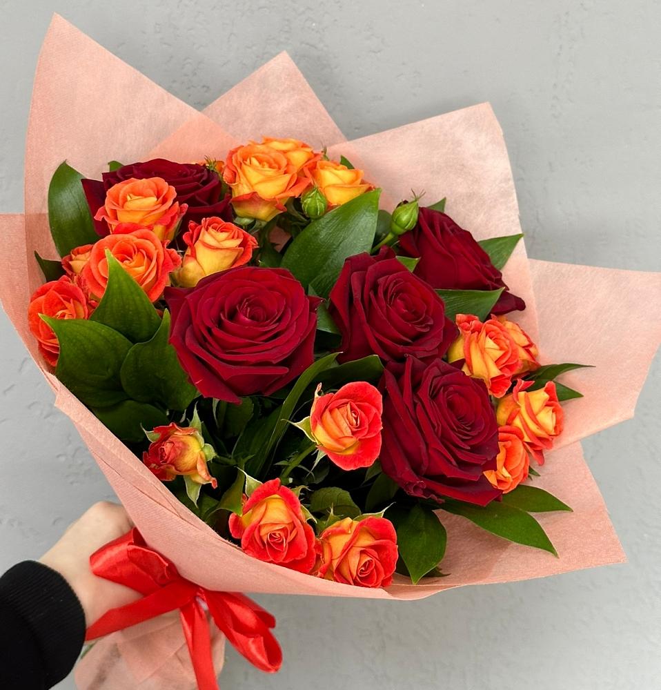 Букет Любовь и восторг в Бугры Ленинградская область