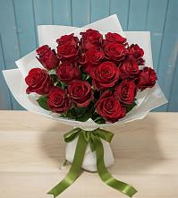 Букет Красные розы в Бугры Ленинградская область