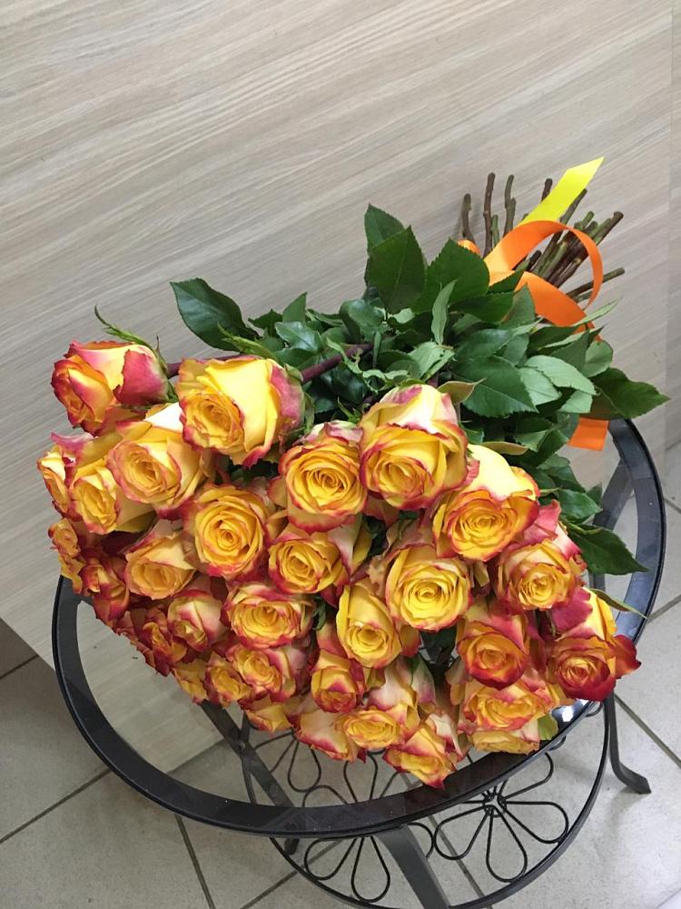 Букет Желтые розы в Бугры Ленинградская область