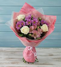 Букет цветов из:  Герберы в Бугры Ленинградская область