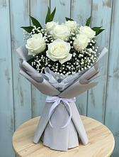 Букет цветов из:  Розы в Бугры Ленинградская область