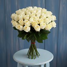 Букет 51 Белая роза Эдлесс Лав #REPLACE_PRED# Бугры Ленинградская область