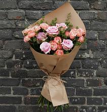 Букет цветов из:  Розы #REPLACE_PRED# Бугры Ленинградская область