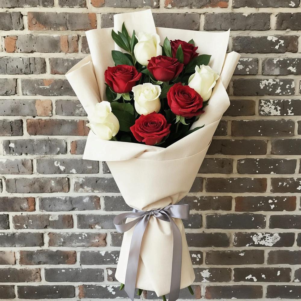 Букет цветов из: Розы в Бугры Ленинградская область