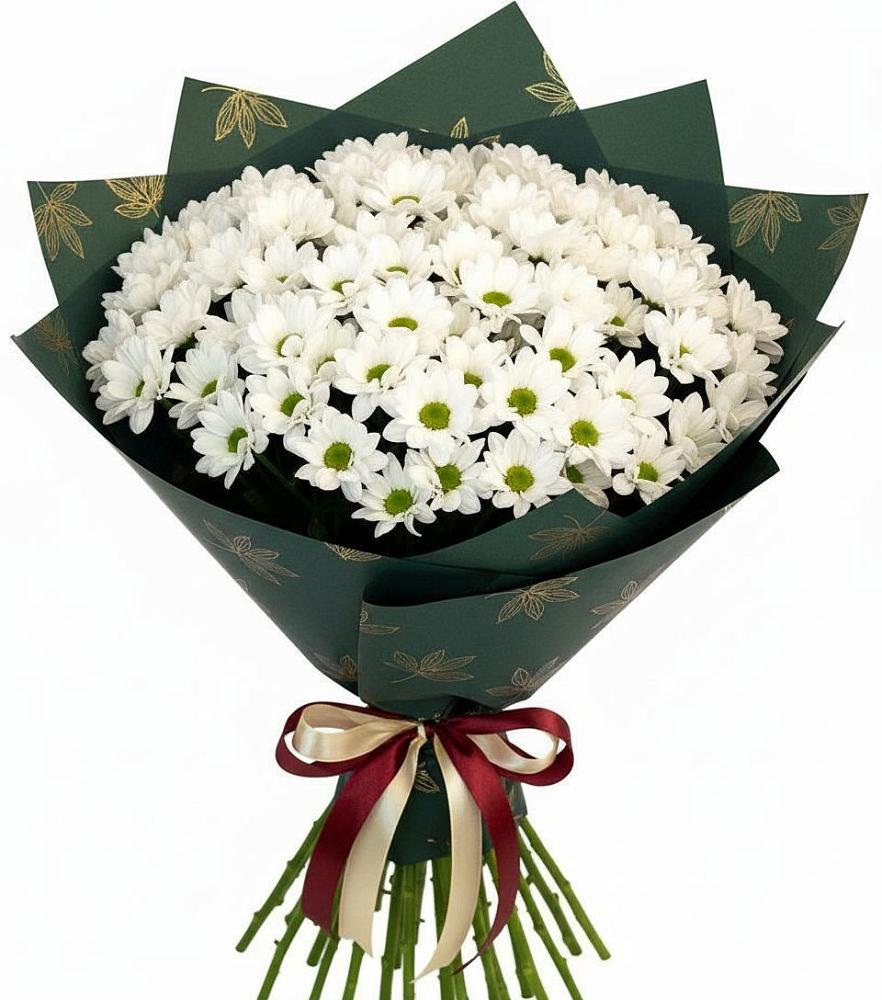 Букет цветов из: Хризантемы в Бугры Ленинградская область