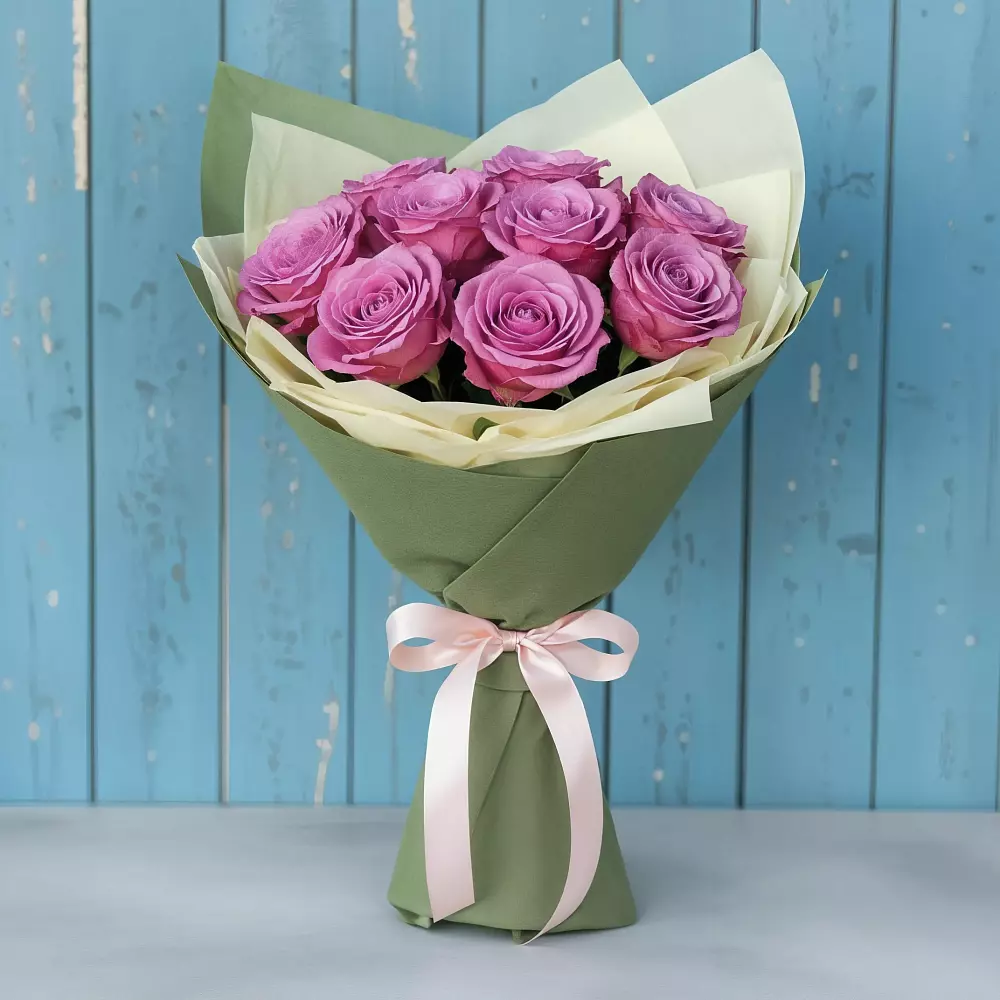 Букет Розы Фёрст Леди в Бугры Ленинградская область