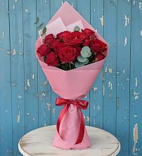 Букет цветов из:  Розы в Бугры Ленинградская область