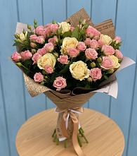 Букет цветов из:  Розы #REPLACE_PRED# Бугры Ленинградская область