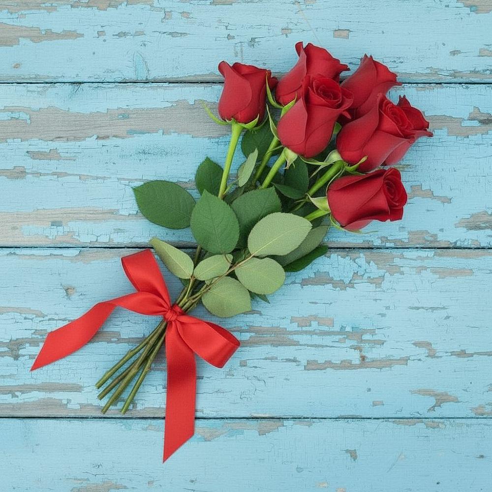 Букет Красные розы в Бугры Ленинградская область