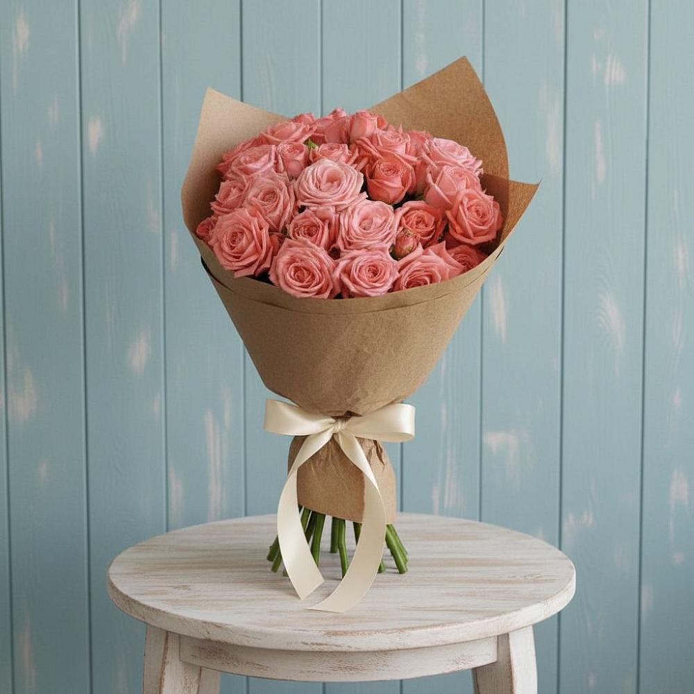 Букет цветов из: Розы в Бугры Ленинградская область