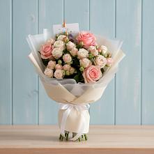 Букет цветов из:  Розы в Бугры Ленинградская область