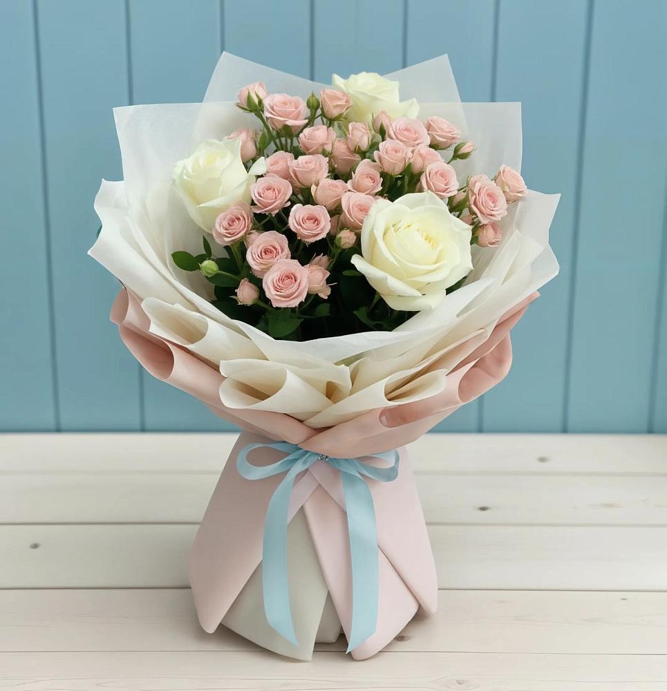 Букет цветов из: Розы в Бугры Ленинградская область