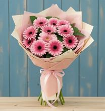 Букет цветов из:  Герберы в Бугры Ленинградская область