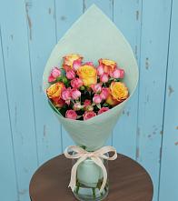 Букет цветов из:  Розы в Бугры Ленинградская область