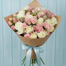Букет цветов из:  Розы в Бугры Ленинградская область