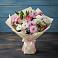 Букет цветов из: Хризантемы, Альстромерии и Розы в Бугры Ленинградская область